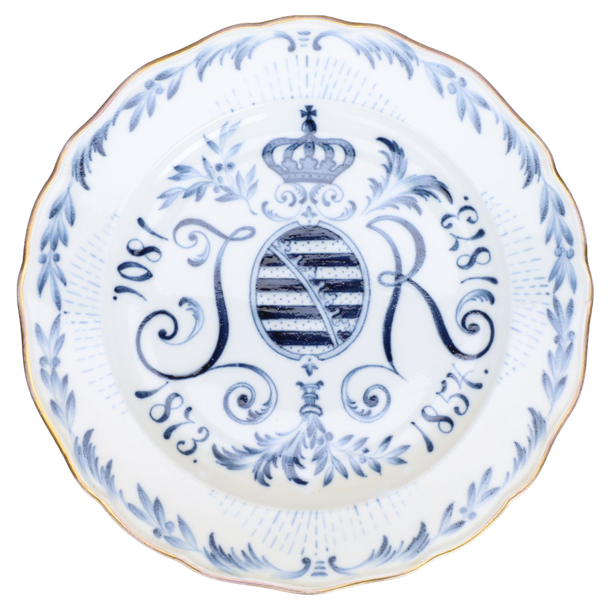 Knaufzeit 1873  2.W Monogramm J R