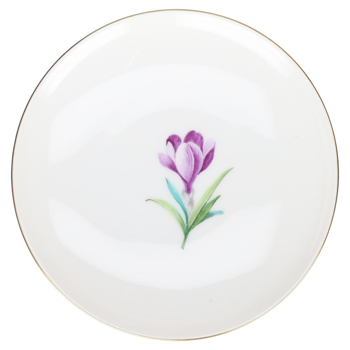 6 Miniteller verschiedene Blumenmotive