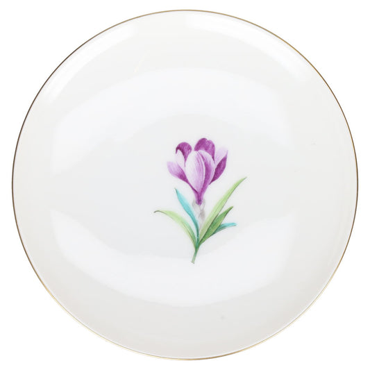 6 Miniteller verschiedene Blumenmotive