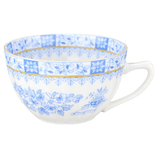 Teetasse Henkel Volldekor