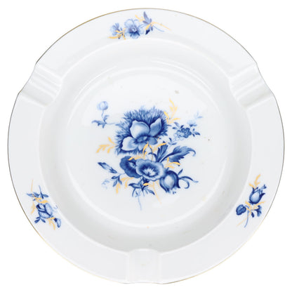 Aschenbecher mit feinen Goldzweigen