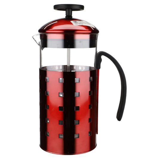 Kaffeekanne Kaffeebereiter rot 1 L