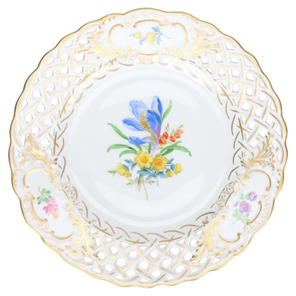 Durchbruchteller klein Blumenbouquet IV. W