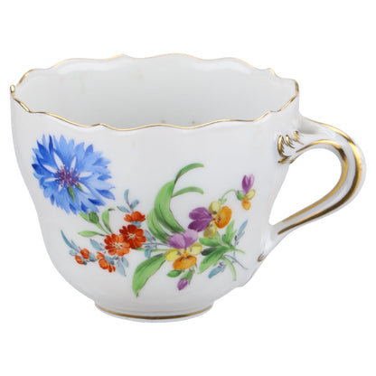 Mokkatasse mit Untere blaue Kornblume