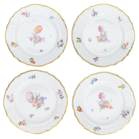 4 x Brotteller 1627 verschiedene Motive