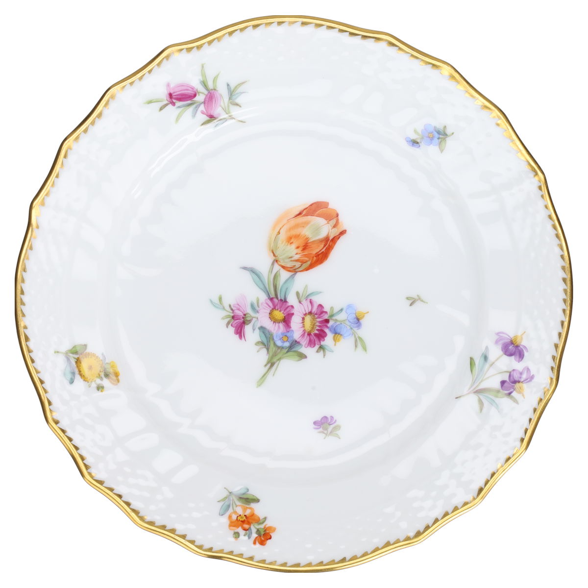 4 x Brotteller 1627 verschiedene Motive