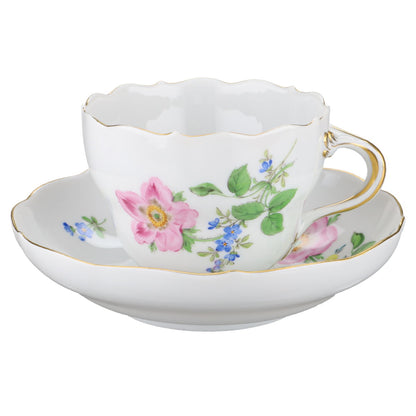 Kaffeetasse mit Untere Wildrose rosa