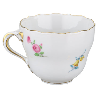 Mokkatasse Espressotasse mit Untere orange Annemone