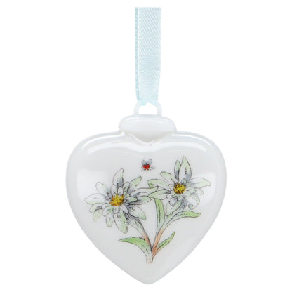 Mini-Herzen Edelweiß