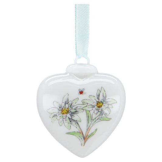 Mini-Herzen Edelweiß