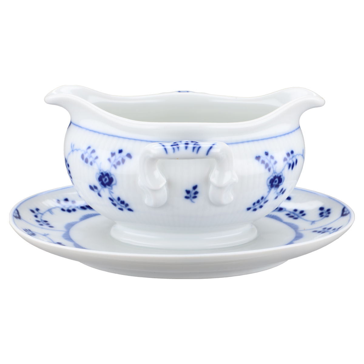 Sauciere mit Teller einteilig