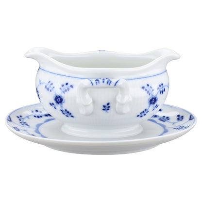 Sauciere mit Teller einteilig