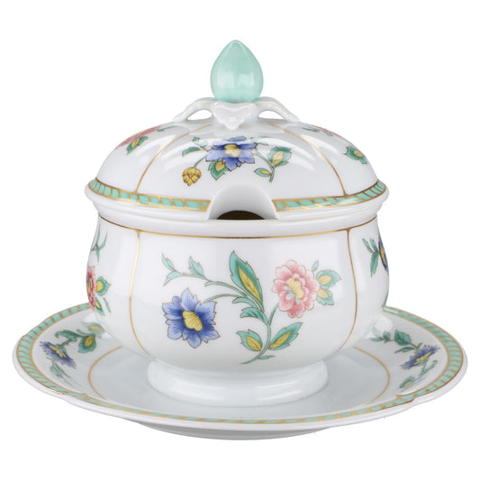 einteilige Sauciere mit Deckel