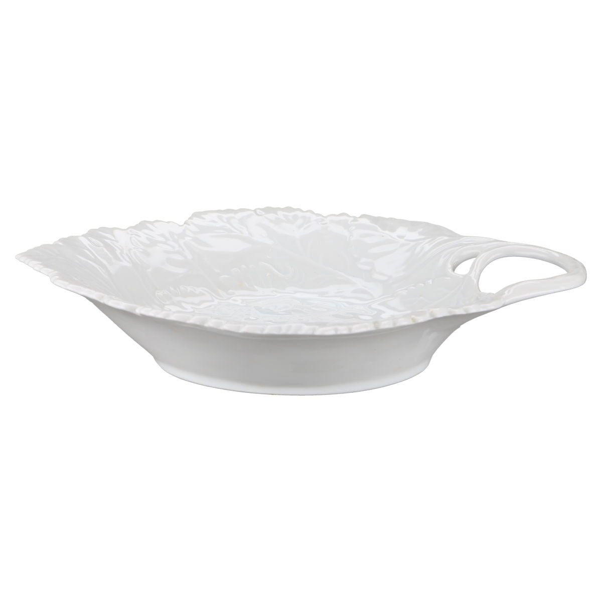 Blattschale mit Henkel