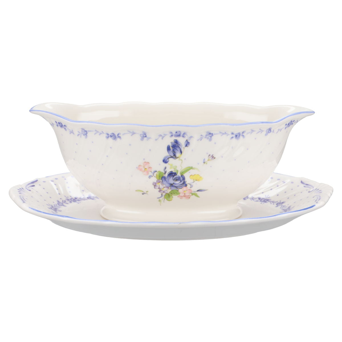 Sauciere mit Teller 2-teilig