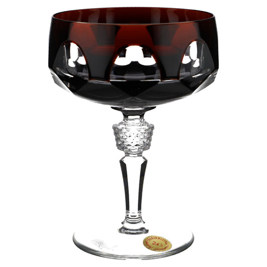 Sektschale Kupferrubin