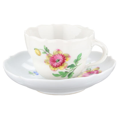 Kaffeetasse mit Untere Margerite pink