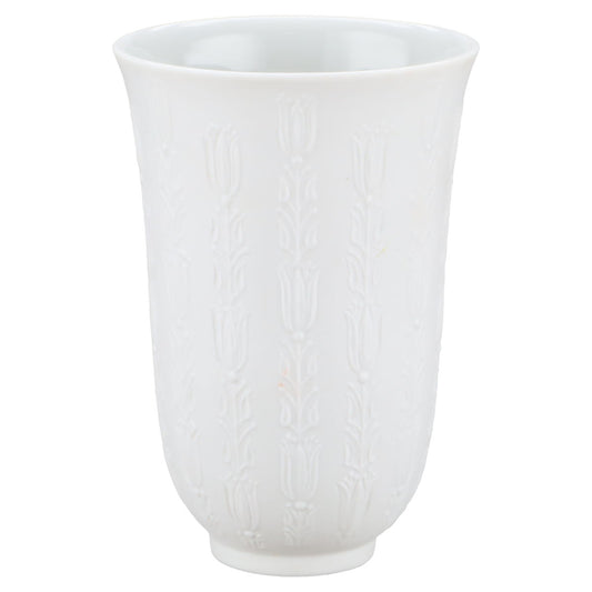 Vase klein Blumenrelief