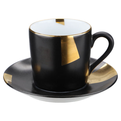 Mokkatasse Espressotasse mit Untere gold