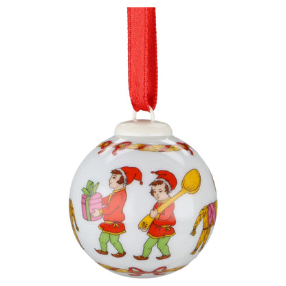 Weihnachtskugel Steinbock, Zicklein und Wildgans mini II. Wahl
