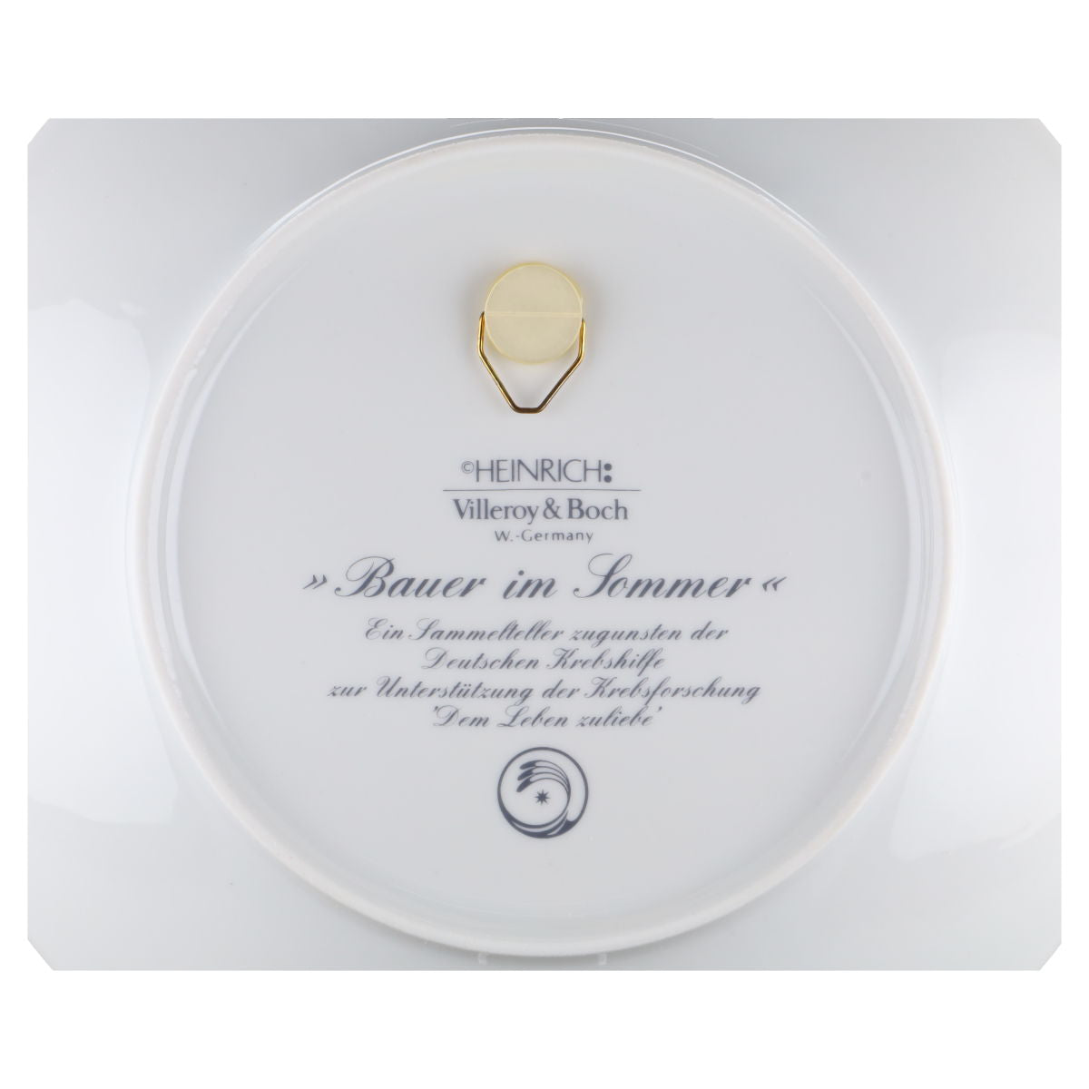 Wandteller : Bauer im Sommer