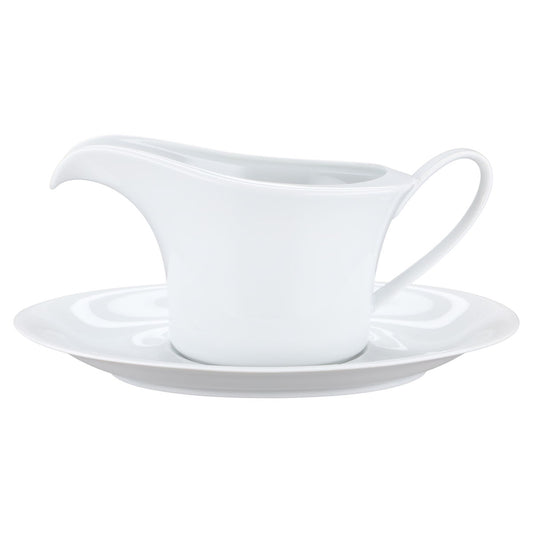 Sauciere mit Teller 2-tlg