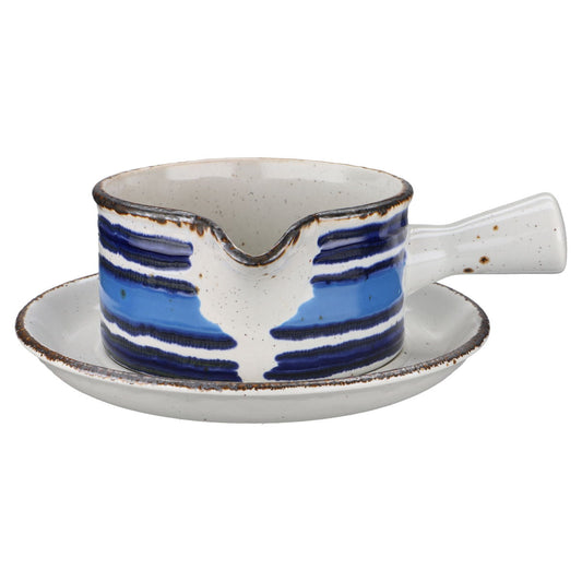 Sauciere mit Teller 2-tlg.