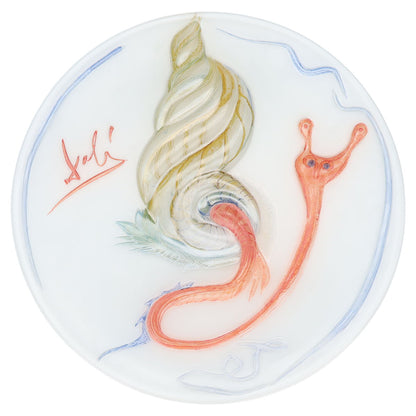 Jahresteller in Glas 1979 Salvador Dali mit Zertifikat OVP