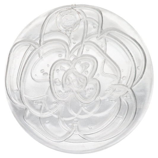 Jahresteller in Glas Otto Piene 1974 Gold glasklar mit Zertifikat OVP