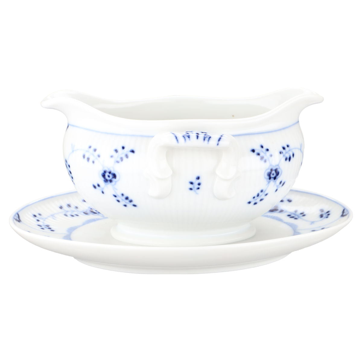 Sauciere mit Teller einteilig