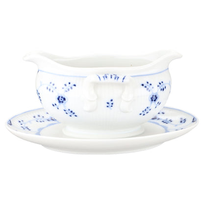 Sauciere mit Teller einteilig