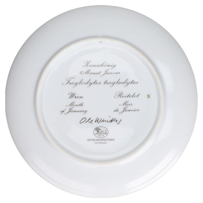 Wandteller 01 Januar Zaunkönig