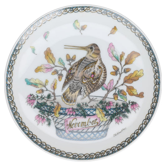 Wandteller 11 November Schnepfe