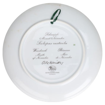 Wandteller 11 November Schnepfe