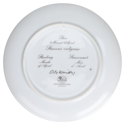 Wandteller 04 April Star