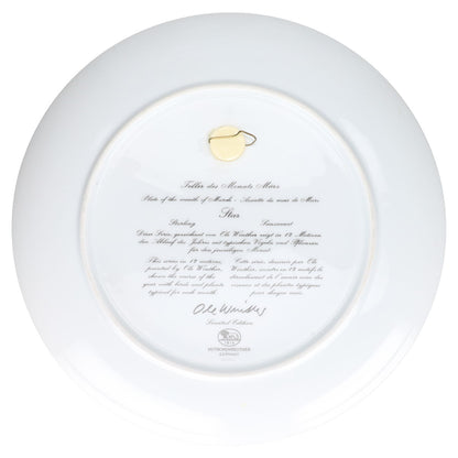 Wandteller mittelgroß März II. Wahl