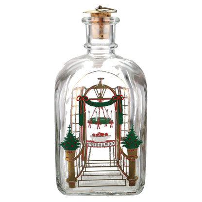 1986 Karaffe Weihnachtsflasche H 19 cm