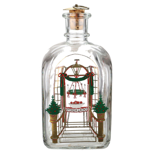 1986 Karaffe Weihnachtsflasche H 19 cm