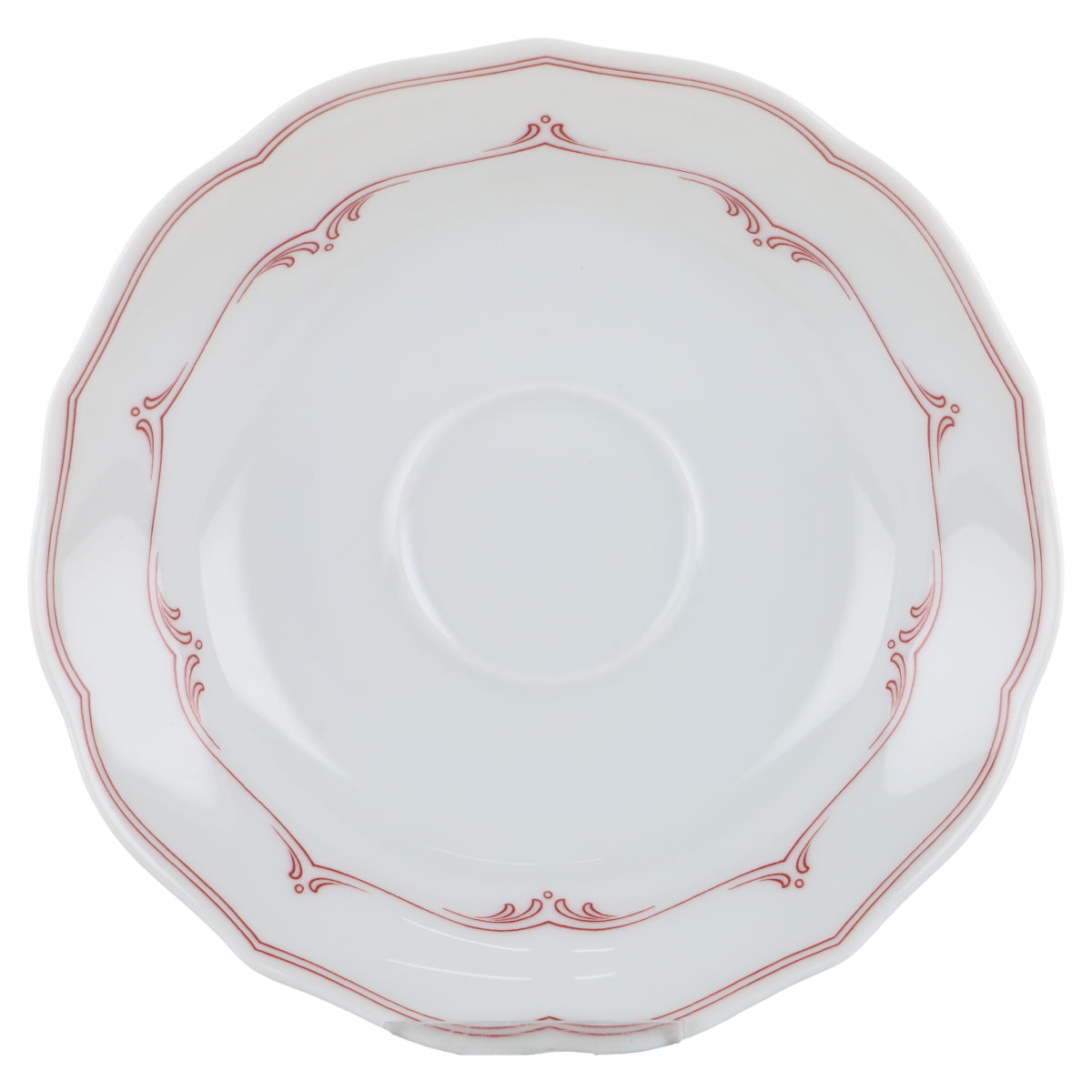 Untertasse für Tee mit Spiegel