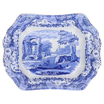 Servierterrine rechteckig auf Füssen ohne Deckel