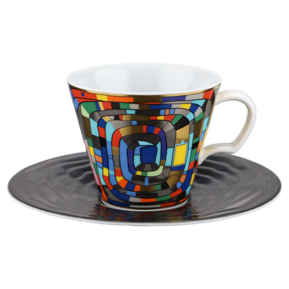 Kaffeetasse mit Untere Silver Spiral 897