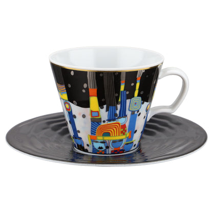 Kaffeetasse mit Untere Blue Blues 944