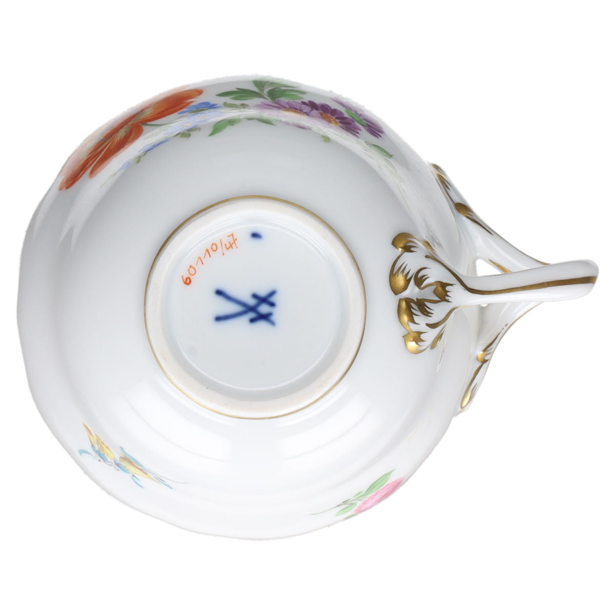 Mokkatasse Espressotasse mit Untere orange Annemone