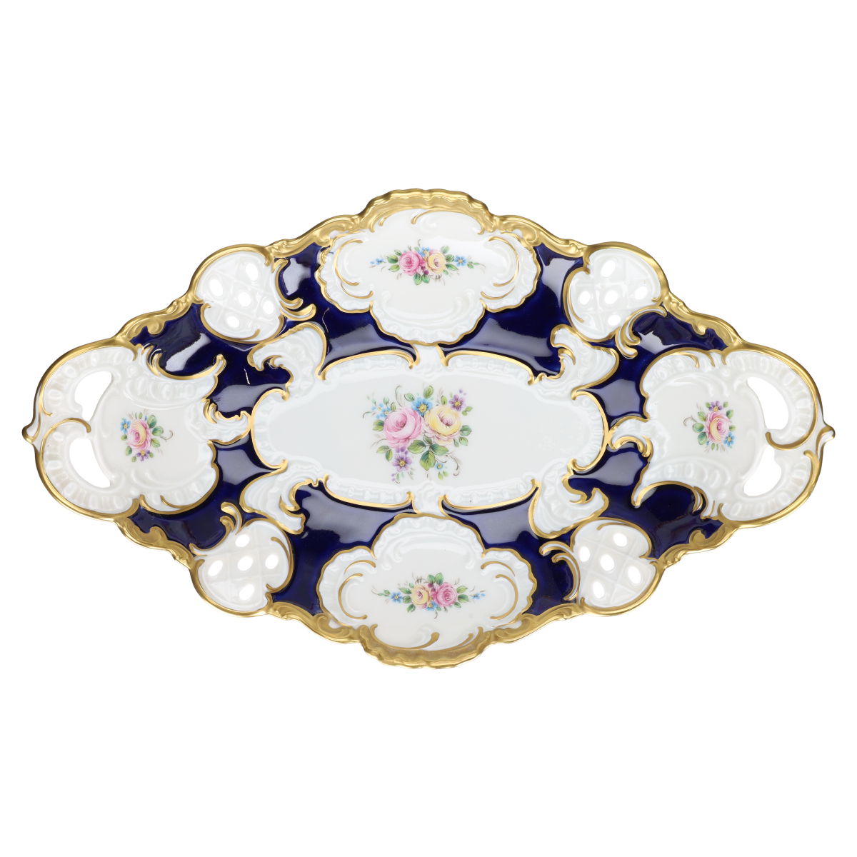 Durchbruchschale Gebäckschale auf 4 Füssen