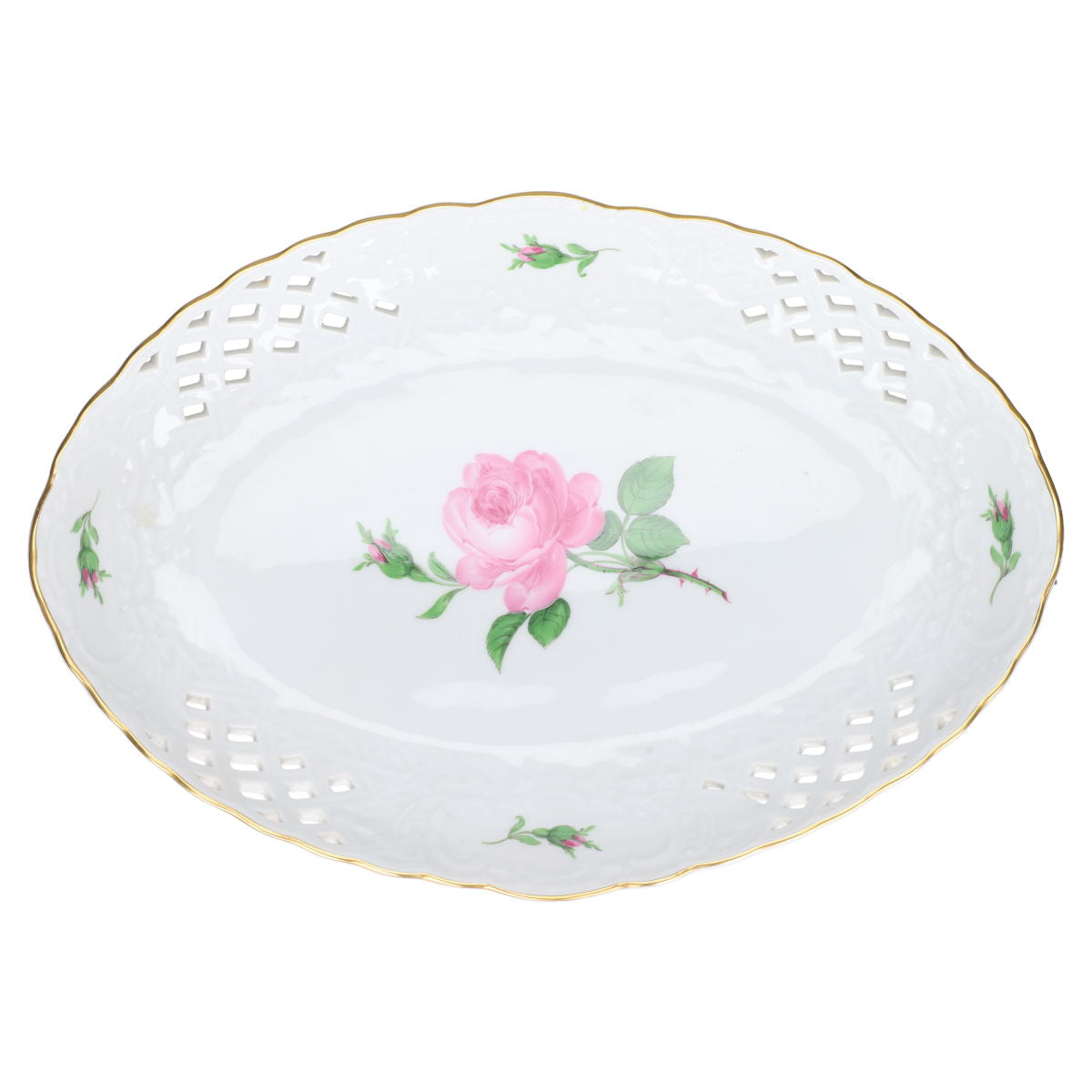 Schale Durchbruchschale oval II.W