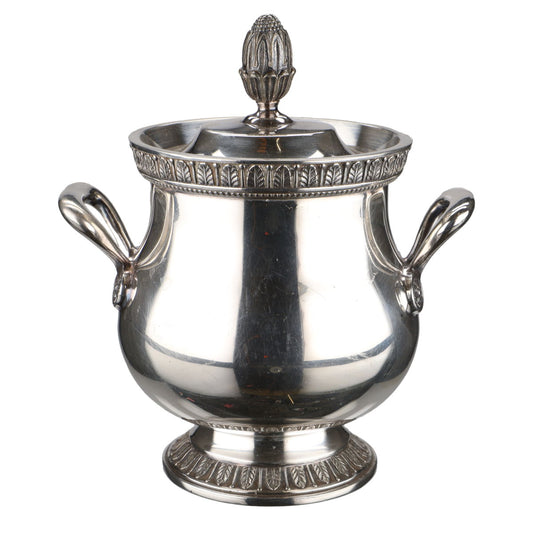 Zuckerdose groß Malmaison versilbert