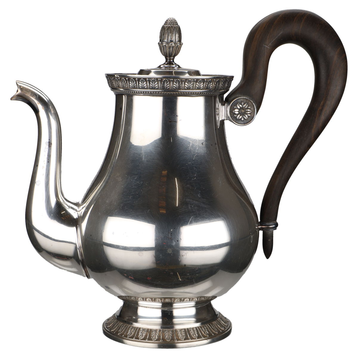 Kaffeekanne Malmaison versilbert