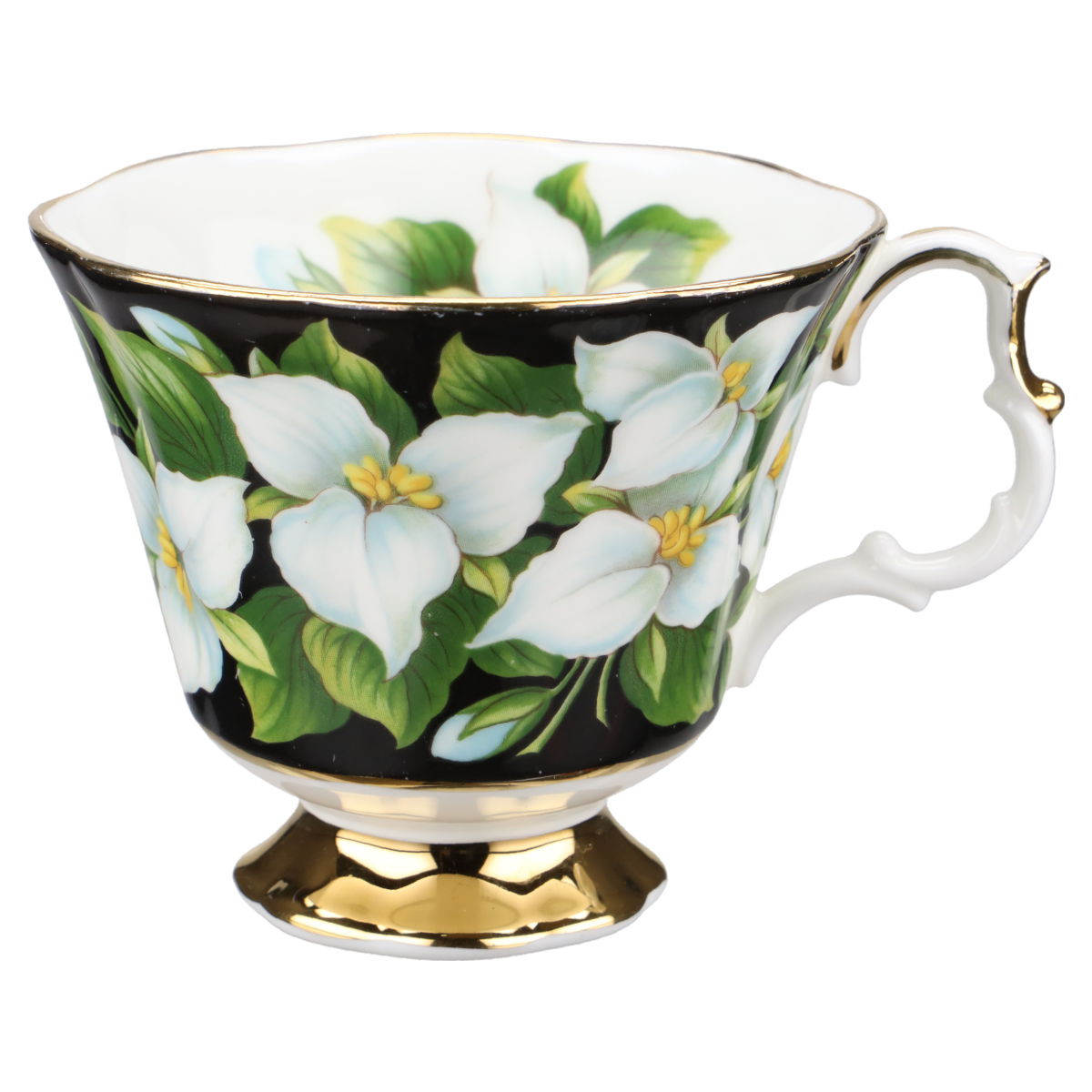 Kaffeetasse mit Untere Trillium