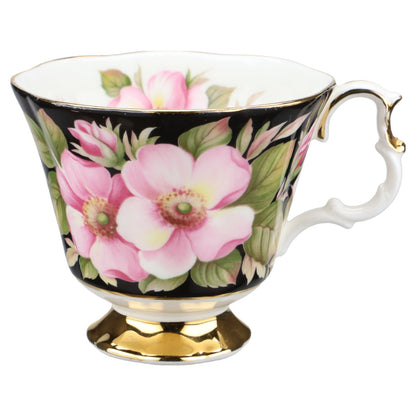 Kaffeetasse mit Untere Alberta Rose