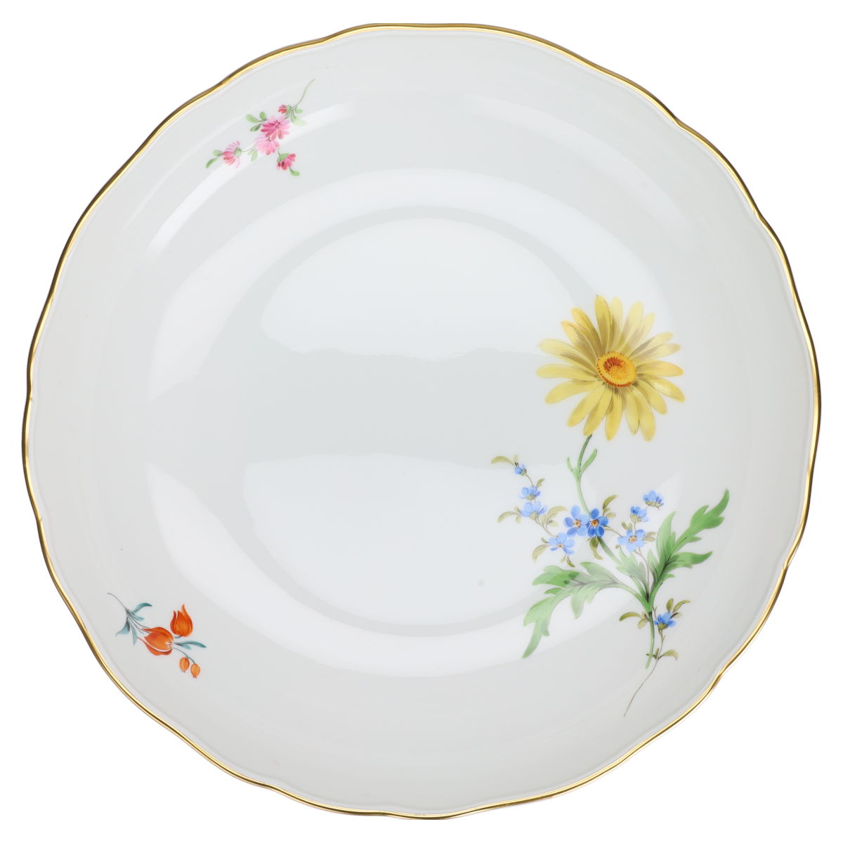 Servierschale rund gelbe Margarite